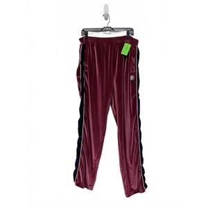 Billionaire Boys Club Fuschia & Navy Velvet Track Pants Buttoned Side Stripes 3X